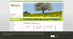 Desktop Screenshot of huetten.ch
